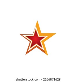 Star abstract logo. vector illustration template design