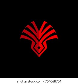 star abstract shape company logo