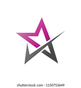 Star Abstract Shape Logo Template