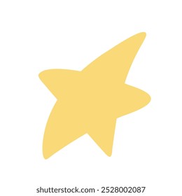 Star. Abstract, stylized element. Vector