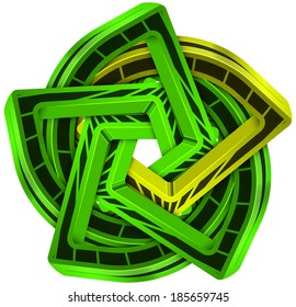 star abstract vector illustration isolated eps 10 / star abstract