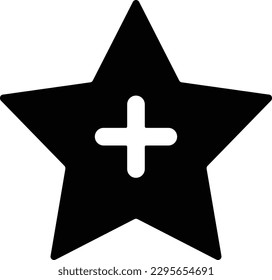 star add plus insert button Glyph