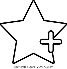 star add plus new insert Outline