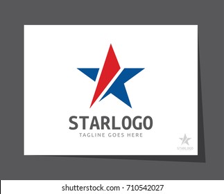 star american logo icon vector template