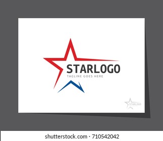star american logo icon vector template