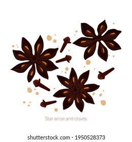 star anise and cloves drawing