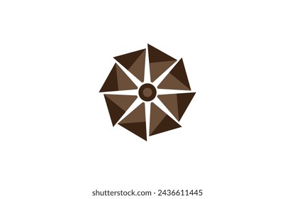 Sternanis-Symbol-Design-Vorlage Vektor Freie Vektor