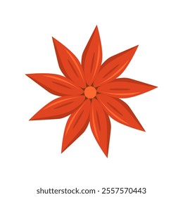 Star Anise Vector Illustration. Good for Culinary Designs