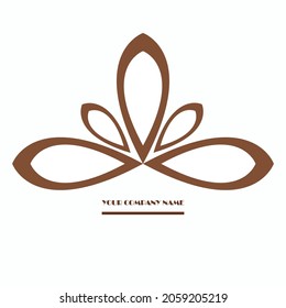 Star Anise: vector illustration of spice and spice logo, isolated white background