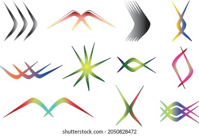 Star Arrow fish marker illustration 
