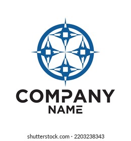 Star arrow logo design template vector isolated illustration