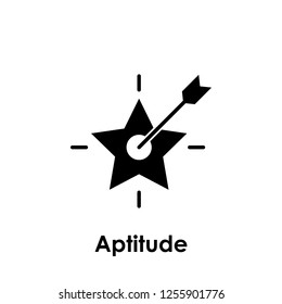 Star, Arrow, Target, Aptitude Icon. One Of Business Collection Icons For Websites, Web Design, Mobile App