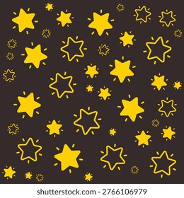 Star art modern style trendy design ravishing vector background.eps
