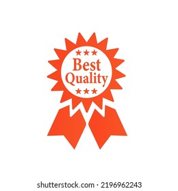 Star award, best quality. Vector illustration