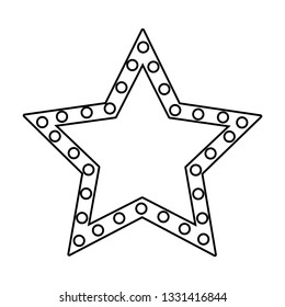 Star award emblem symbol