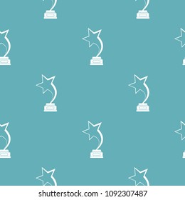 Star award pattern vector seamless repeating for any web design