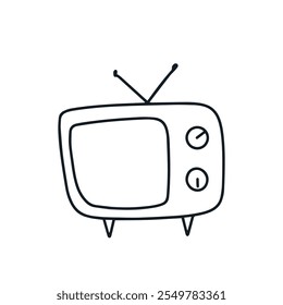 star award sign, tv, microphone. cinema doodles element stock design