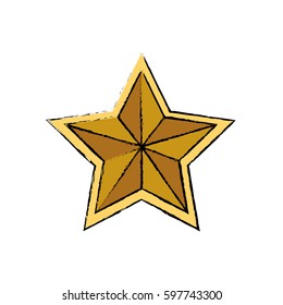 Star award symbol icon vector illustration graphic design