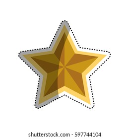 Star award symbol icon vector illustration graphic design