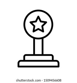 star award thin line vector icon