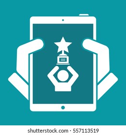 Star award - Vector web icon