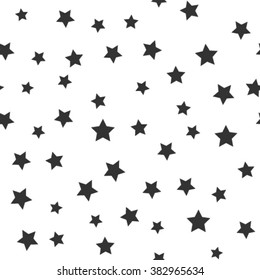 Star background. Abstract seamless pattern