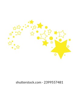 Star background Christmas decoration set 