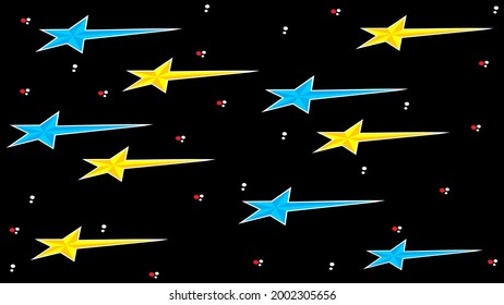 Ilustración de espacio de formación de fondo de estrella