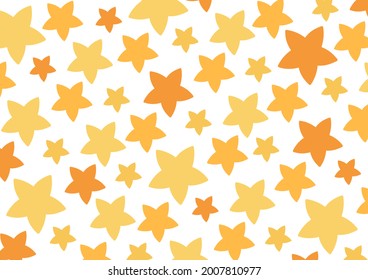 star background with a mix of light yellow and orange on a white background