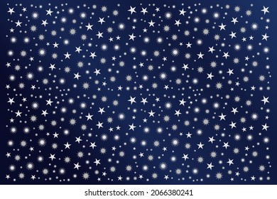 star background in the night sky, star pattern, christmas png