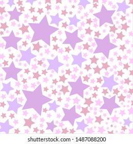 star background pattern pink sky