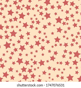 Star background. Seamless pattern with stars.