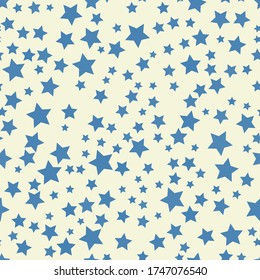 Star Hintergrund. Nahtloses Muster mit Sternen.