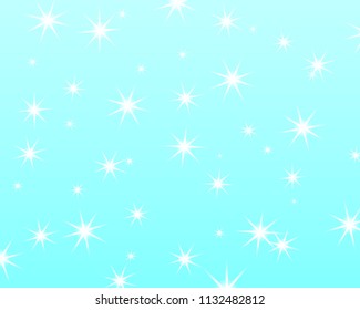 Star Background. Sparkle starry sky. Vector illustration. Falling shiny stars. Eps 10.