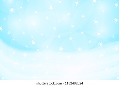 Star Background. Sparkle starry sky. Vector illustration. Falling shiny stars. Eps 10.