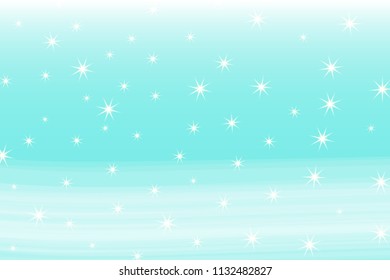 Star Background. Sparkle starry sky. Vector illustration. Falling shiny stars. Eps 10.