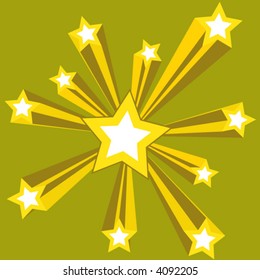 star background - vector -