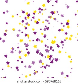 Star Background. Vector confetti design pattern. Falling shiny dots. Eps10.