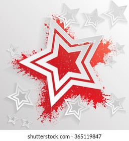 Stern-Hintergrund . Vektorgrafik