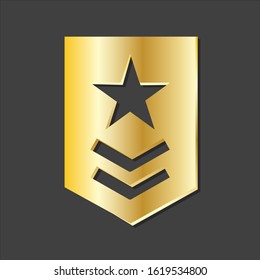 Star Badge Emblem Vector Logo Template.
