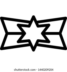 Star badge high ranking officers for homeland security