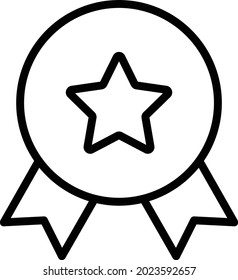 Star badge Isolated Vector icon which can easily modify or edit

