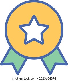 Star badge Isolated Vector icon which can easily modify or edit

