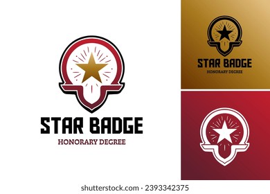 Star Badge Logo Design is perfect for businesses or organizations looking for a professional and eye-catching logo with a badge-style design, featuring a star element