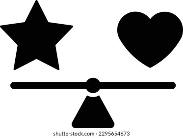 balance de balance de estrellas comparar igual a Glifo
