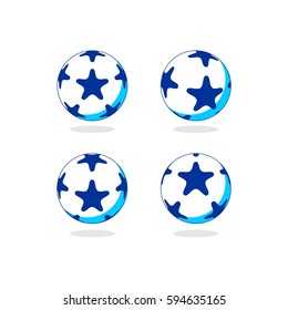 star ball vector logo