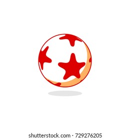 star ball vector logo