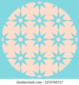 star balls on  birch background