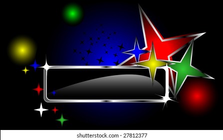 star banner design