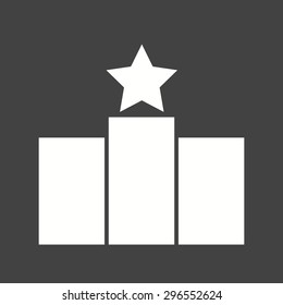 Star, bars, ranking, rating icon vector image. Can also be used for seo, digital marketing, technology. Suitable for use on web apps, mobile apps and print media.